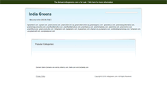 Desktop Screenshot of indiagreens.com