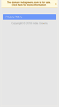 Mobile Screenshot of indiagreens.com